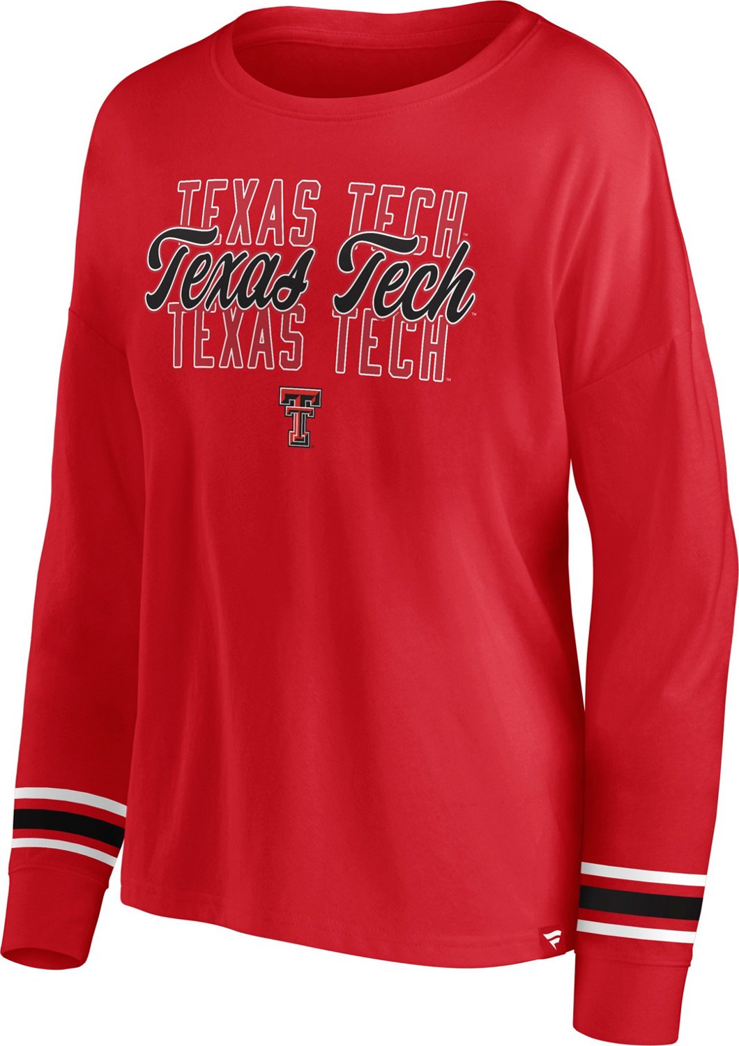 Fanatics Women's Texas Tech University Fundamentals Triple Script Long Sleeve T-shirt