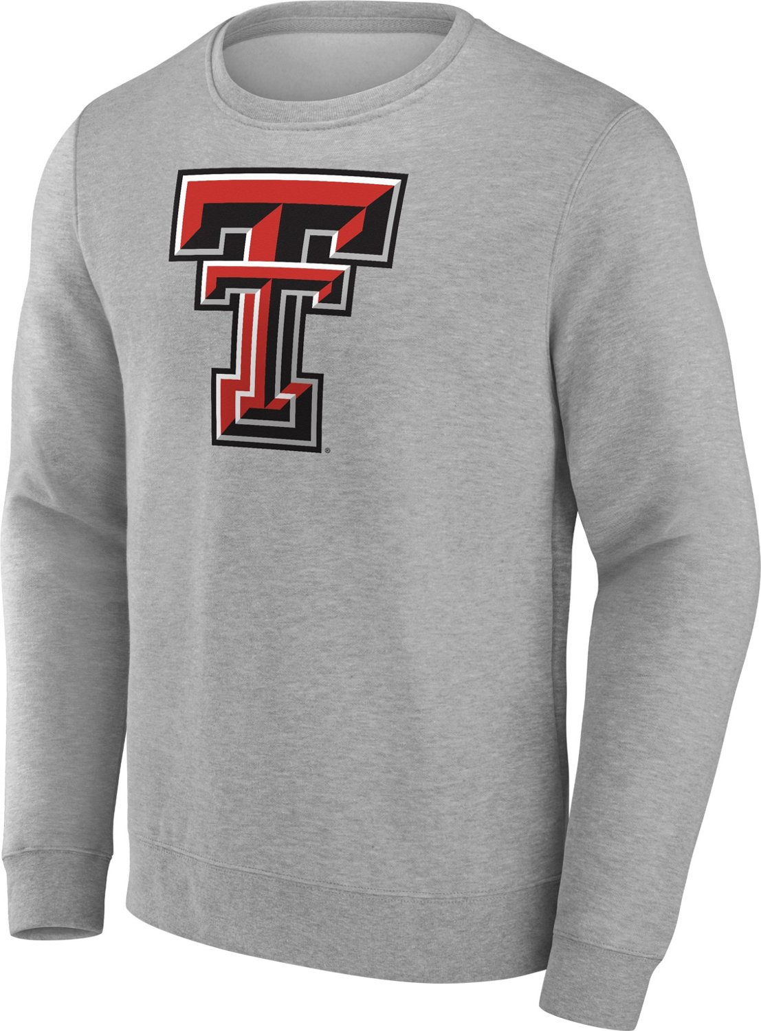 Fanatics Men's Texas Tech University Evergreen Fleece Applique Crew Pullover