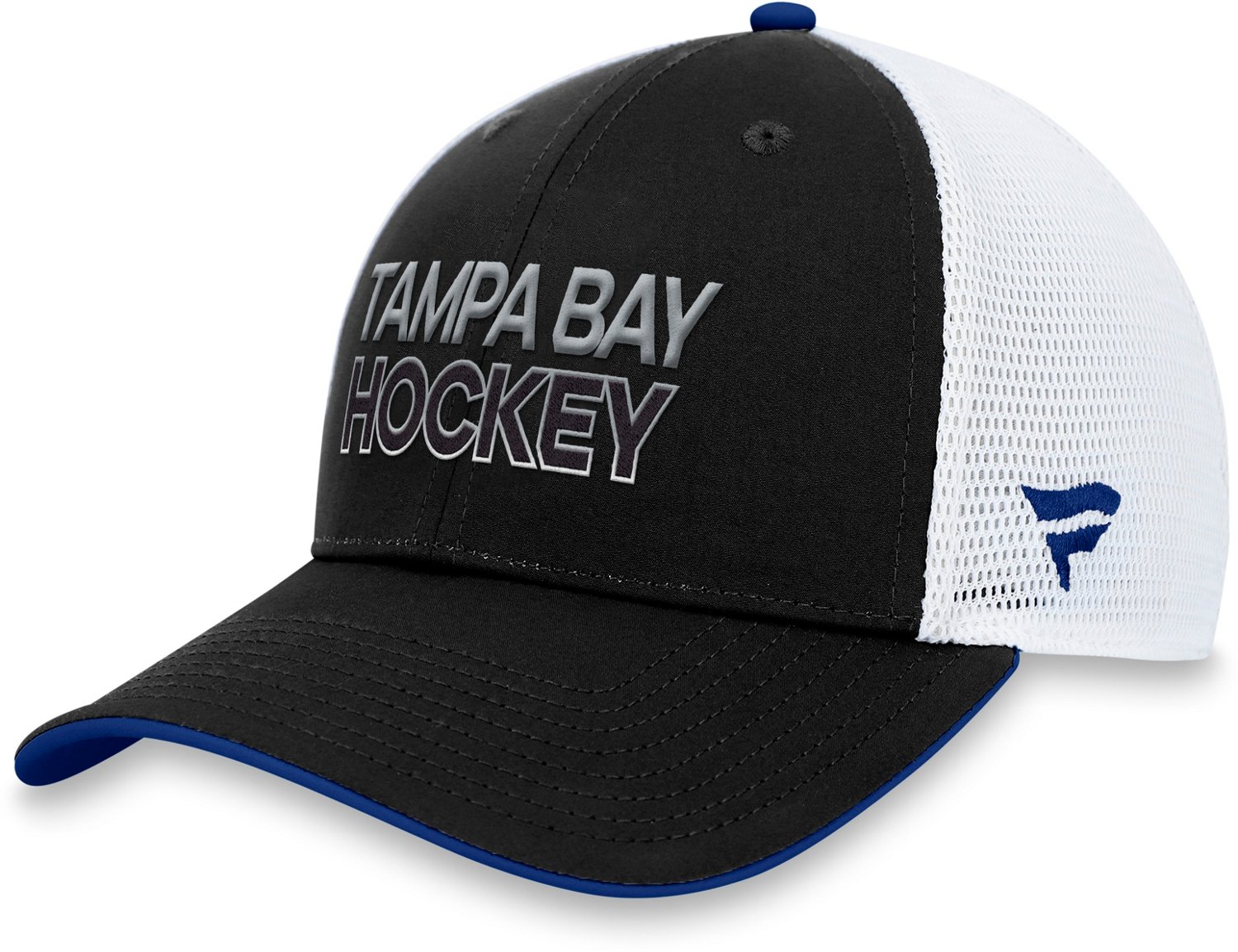 Fanatics Tampa Bay Lightning Authentic Pro Rink Structured Meshback with Snap Trucker Hat