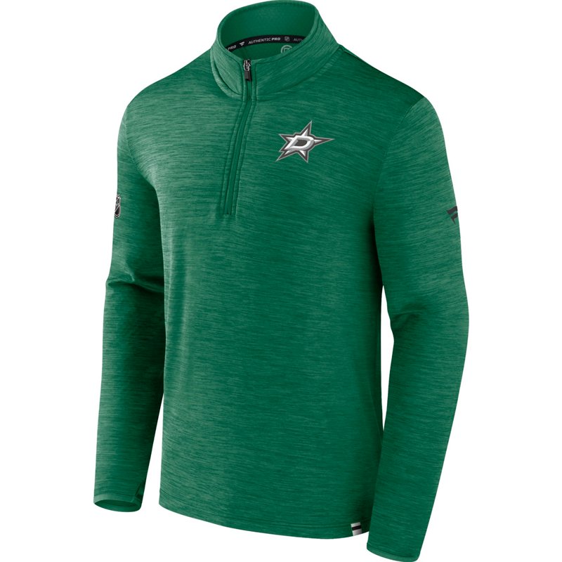 Fanatics Men's Dallas Stars Lightweight 1/4 Zip Long Sleeve Fleece Pullover