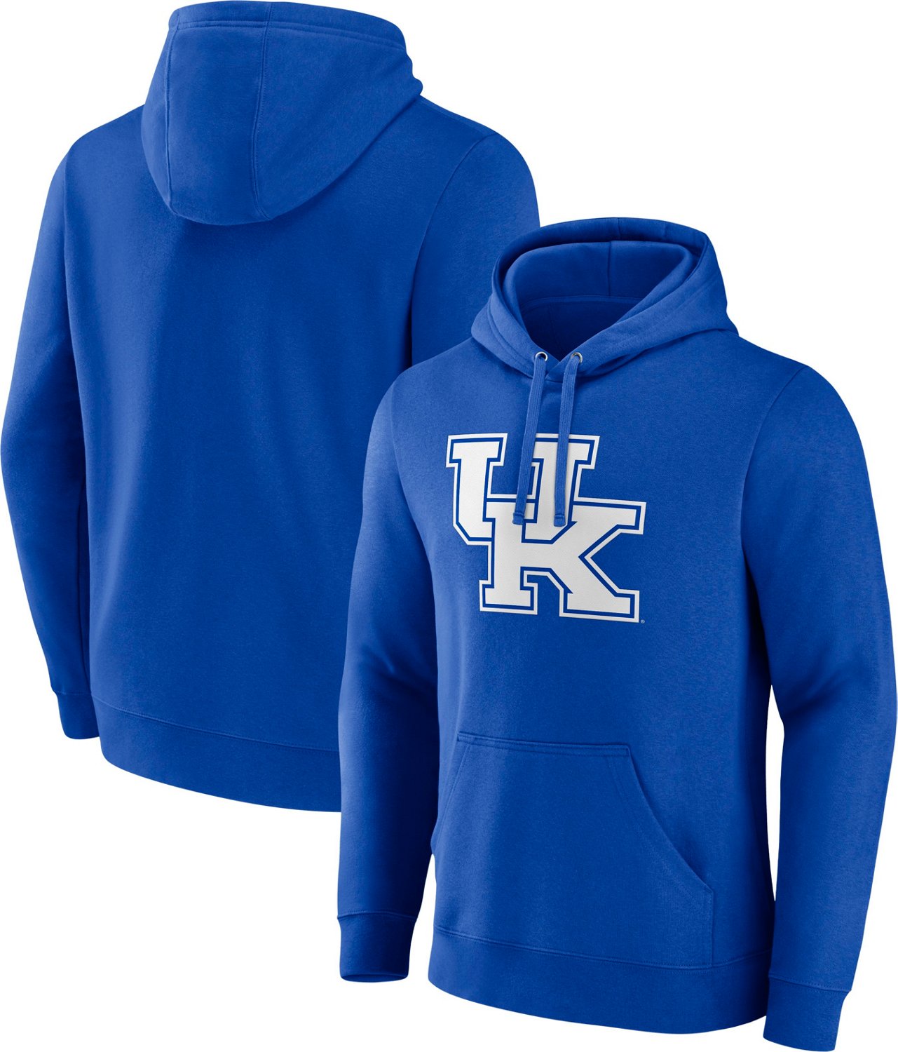 Fanatics Men's University of Kentucky Evergreen Fleece Applique Pullover Hoodie                                                  - view number 3