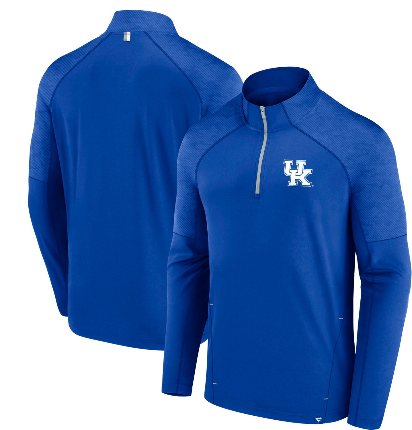 Fanatics Men's University of Kentucky Defender Logo 1/4-Zip Shirt - view number 3