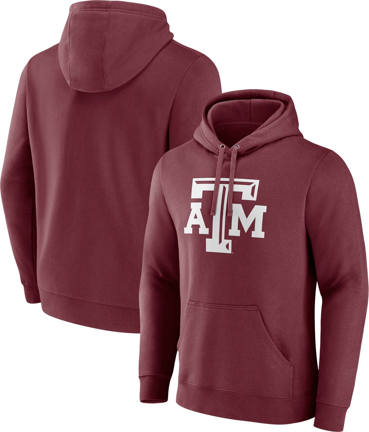 Fanatics Men's Texas A&M University Evergreen Fleece Applique Pullover Hoodie                                                    - view number 3