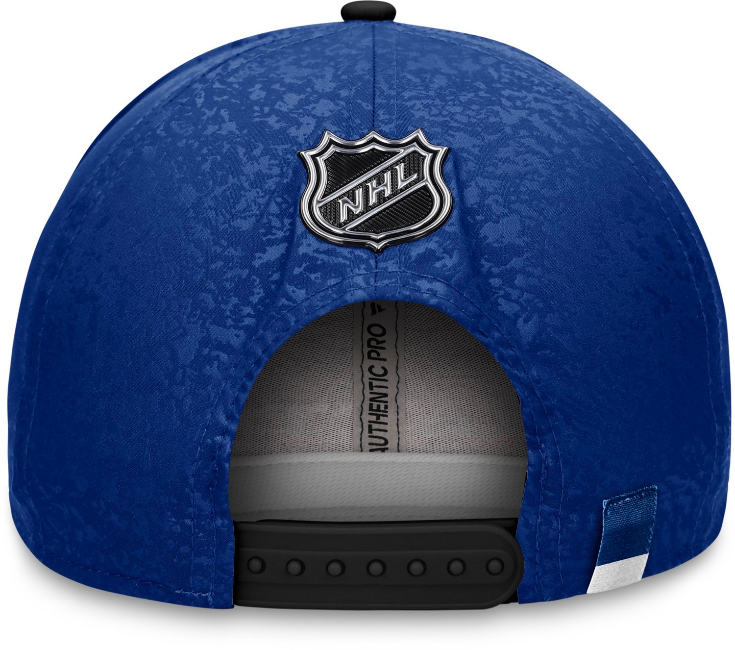 Fanatics Men's Tampa Bay Lightning Authentic Pro Rink Debossed Flat Brim Snapback Hat