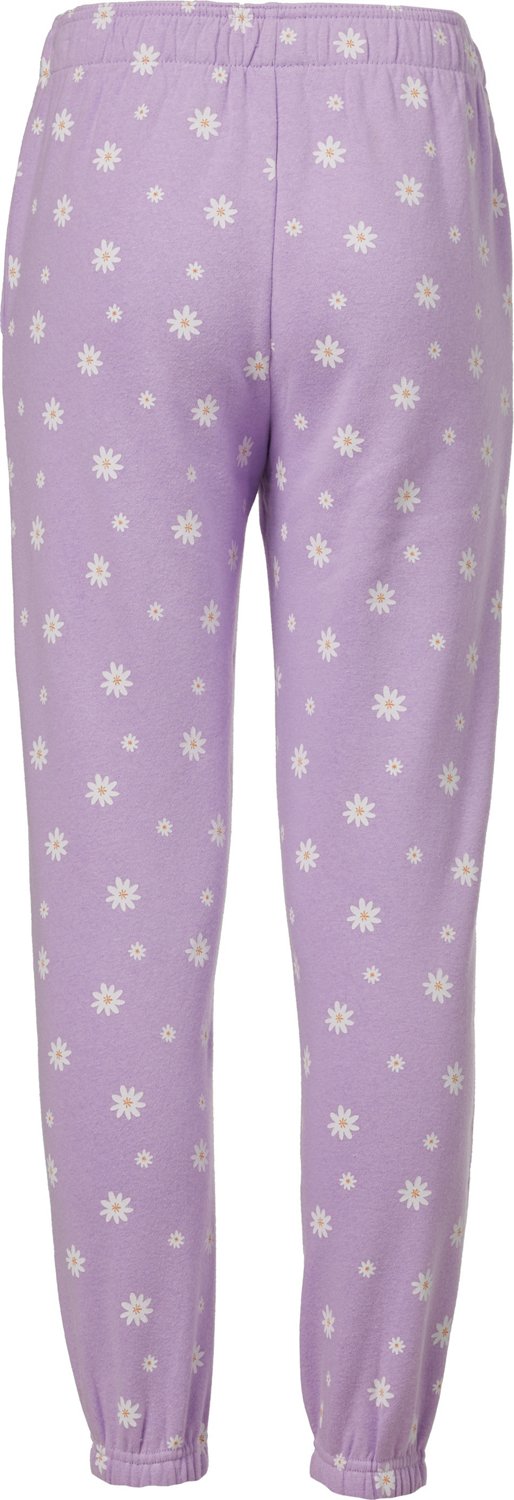 BCG Girls' Daisy Cotton Fleece Joggers - view number 2