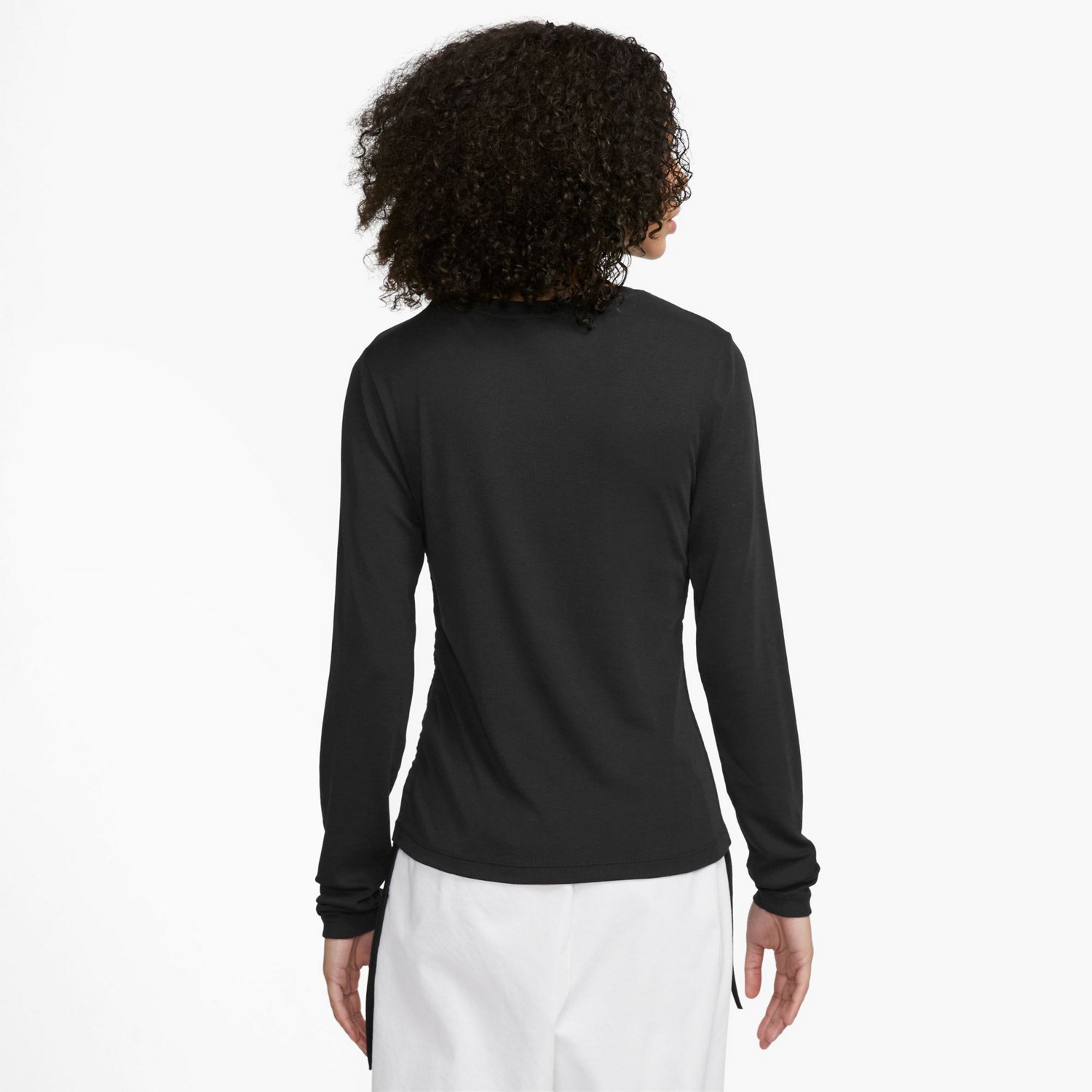 Nike Women's NSW Essential Rib Long Sleeve Crop Top | Academy