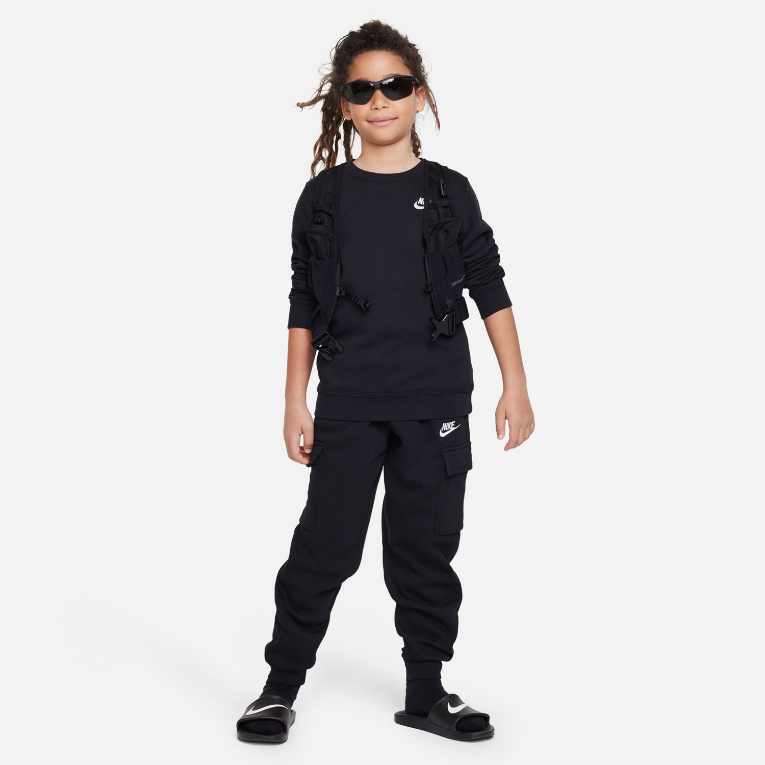 Nike Kids\' Sportswear Club Fleece Pants Academy Cargo 