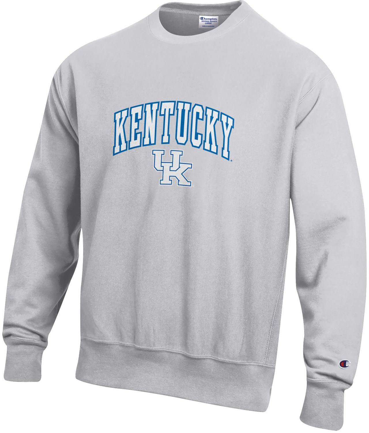 Champion Men's University of Kentucky Applique Logo Reverse Weave Crew Sweatshirt