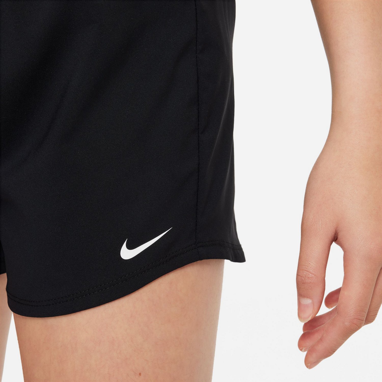 Nike Girls' One Dri-FIT High-Waisted Woven Training Shorts - view number 4