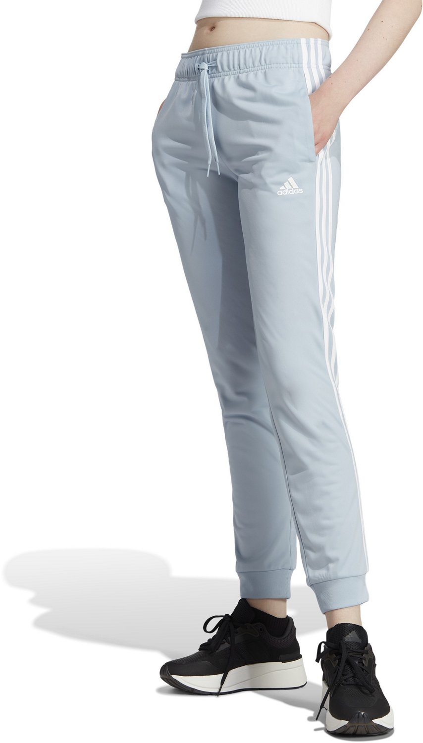 adidas Women s Warm Up 3 Stripes Tricot Joggers Academy