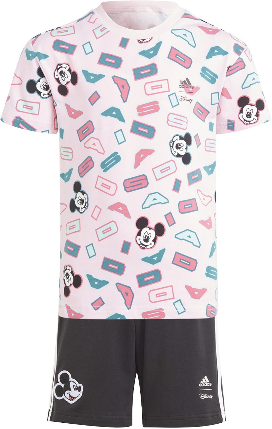adidas Kids' 4-7 Disney Mickey Mouse T-shirt and Joggers Set | Academy