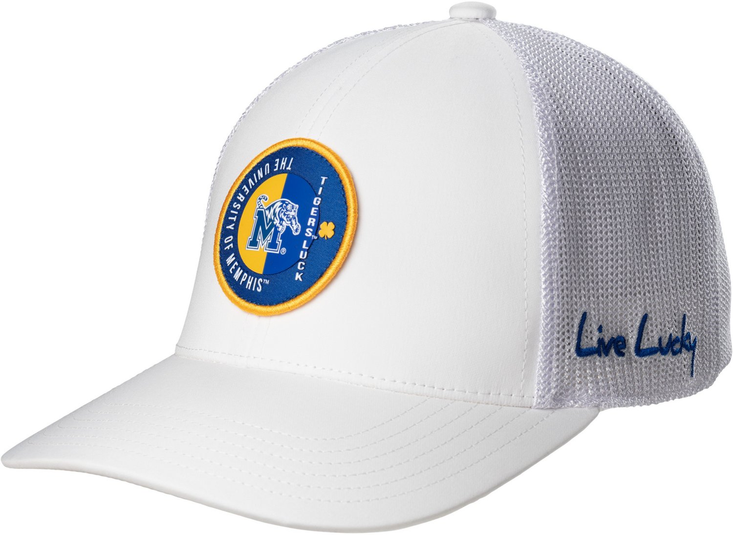Black Clover Men's University of Memphis Echo Trucker Cap - view number 2