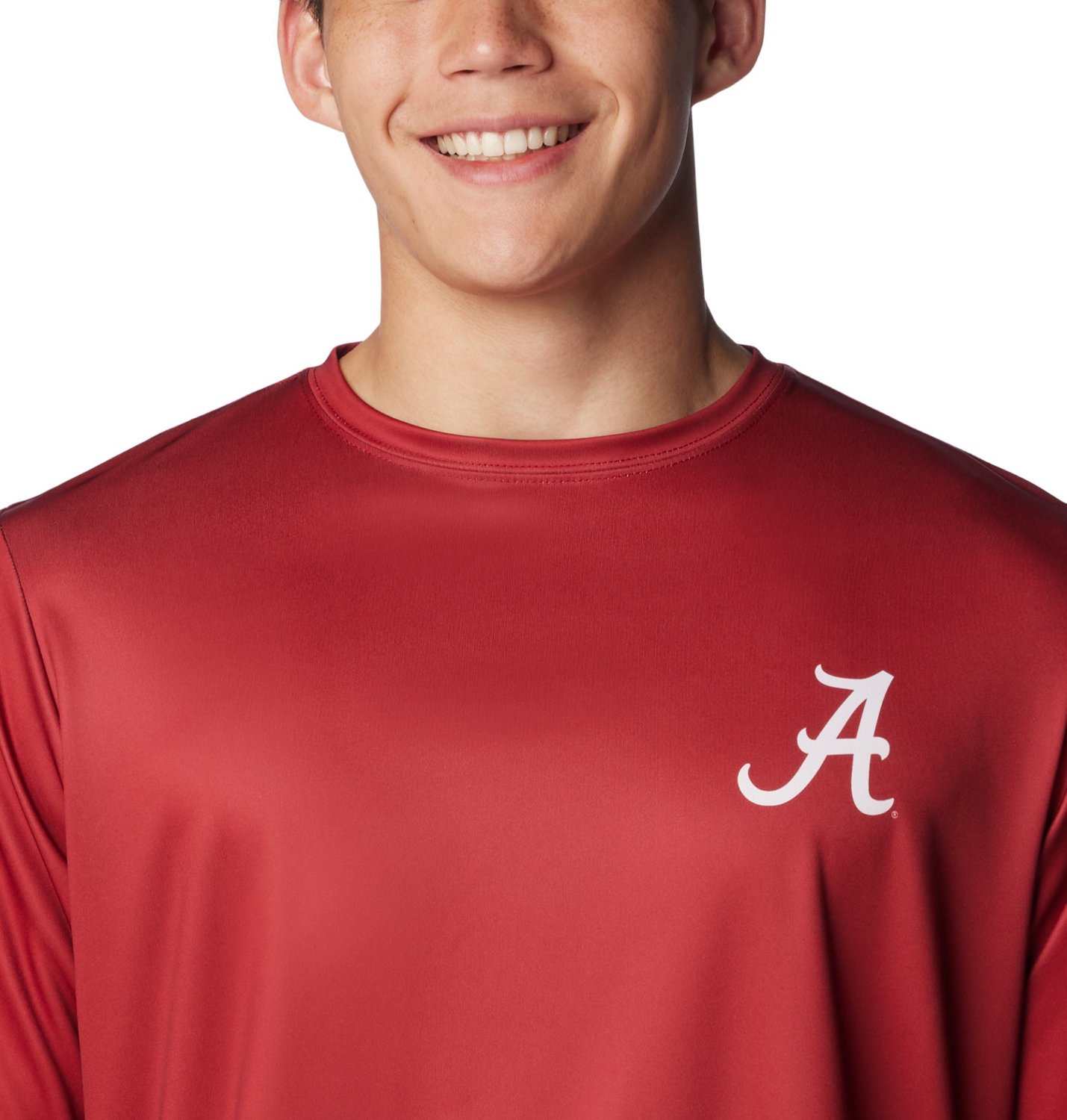 Columbia Sportswear Men's University of Alabama PHG Terminal Shot Logo Long Sleeve T-shirt