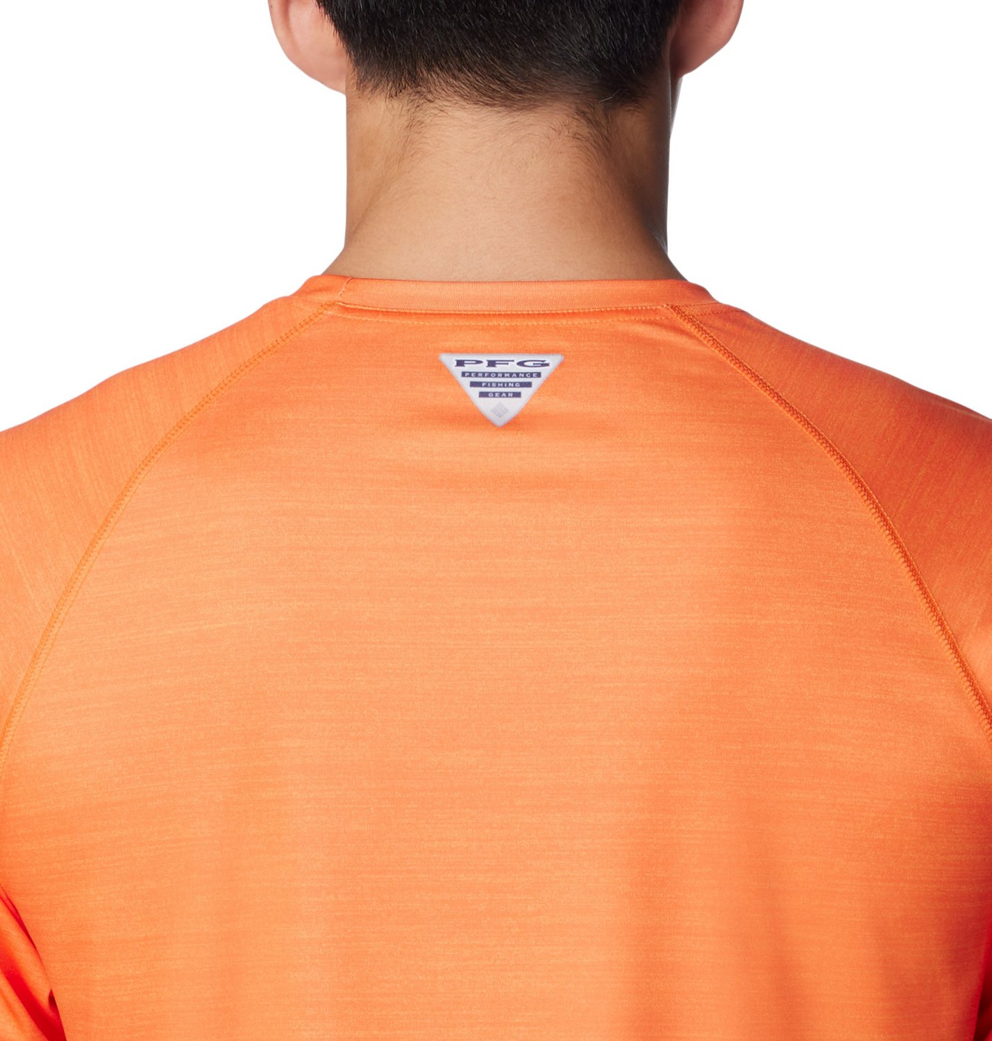 Columbia Sportswear Men's Auburn University PFG Terminal Tackle Heather Long Sleeve Shirt - view number 5