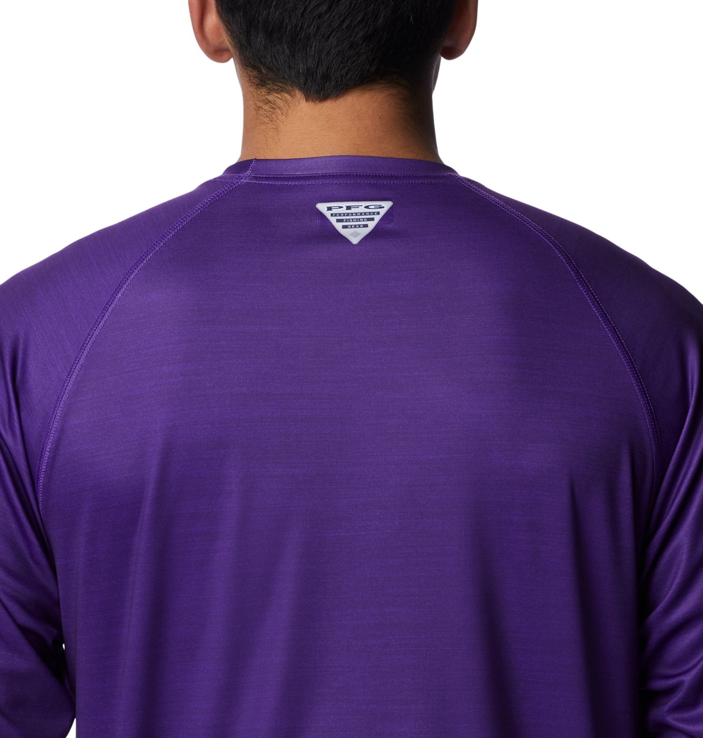 Columbia Sportswear Men's Louisiana State University Terminal Tackle Heather Long Sleeve T-shirt - view number 5