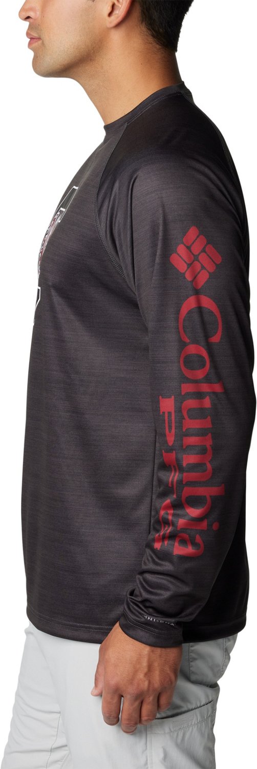 Columbia Sportswear Men's University of South Carolina PFG Terminal Tackle Heather Long Sleeve Shirt - view number 3