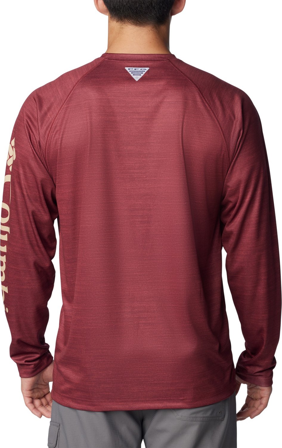 Columbia Sportswear Men's Florida State University PFG Terminal Tackle Heather Long Sleeve Shirt - view number 2
