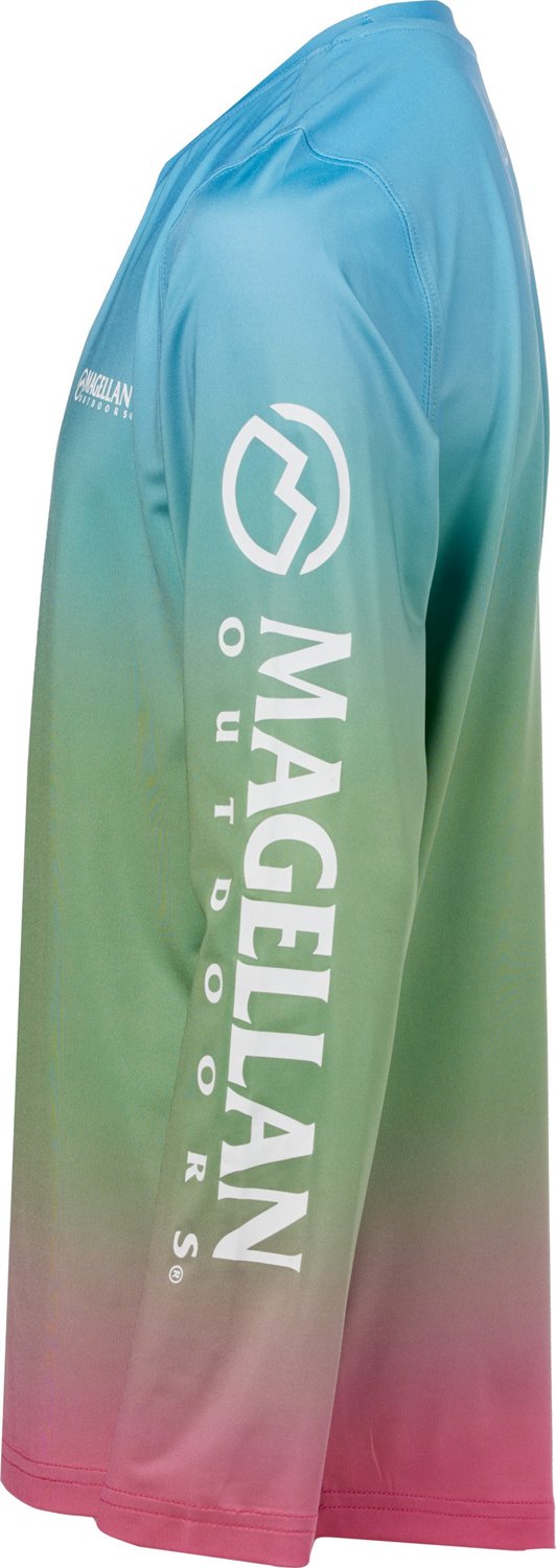 Magellan Outdoors Girls' Caddo Lake Fishing Gradiant T-shirt                                                                     - view number 3