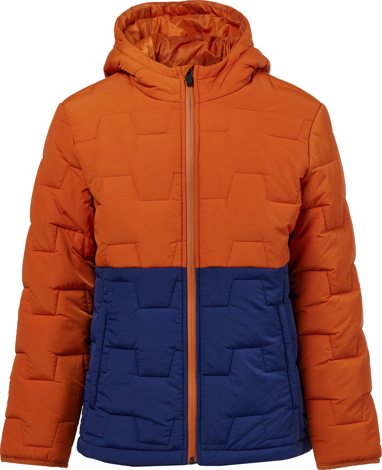 Boys orange 2024 puffer jacket