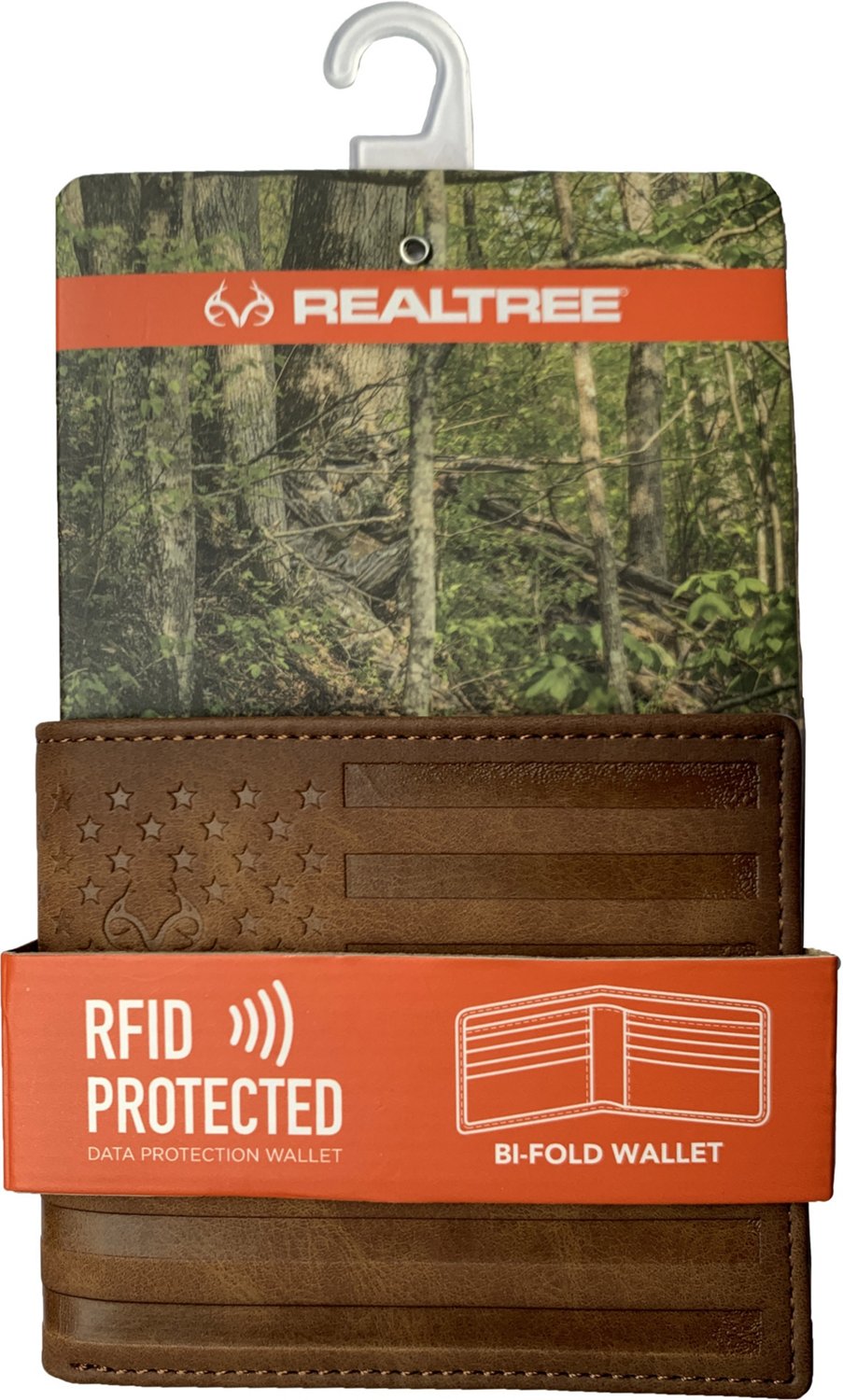 Realtree Burnished Edge American Flag Bi-Fold Wallet                                                                             - view number 3