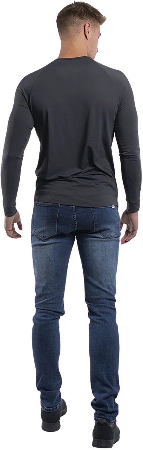 Barbell Apparel Men's Scout Long Sleeve Henley Shirt - view number 2
