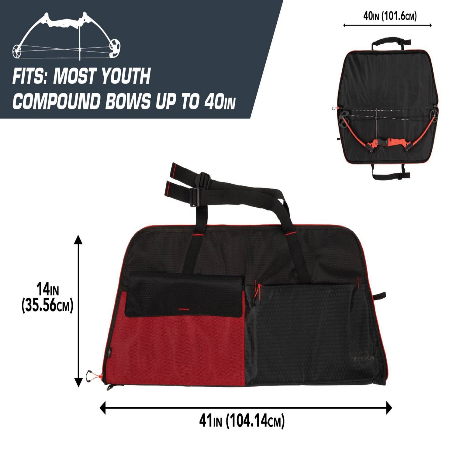 Allen Company Titan Lockable Sequence Youth and Genesis Compound Bow Case 40 In - view number 4