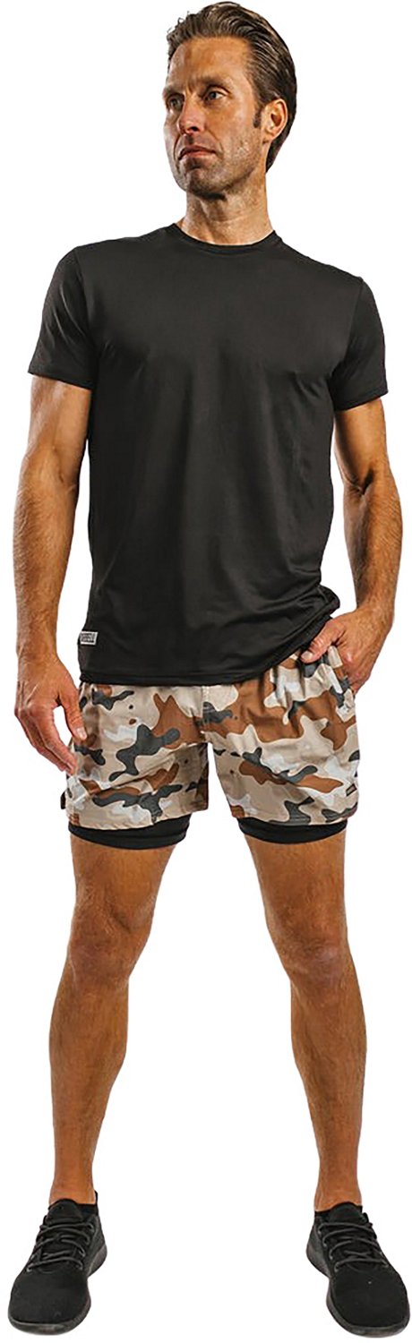 Barbell Apparel Men's Ranger Printed Shorts 5 in Academy