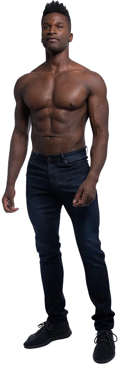 Barbell Apparel Men's Straight Athletic Fit Jeans Academy