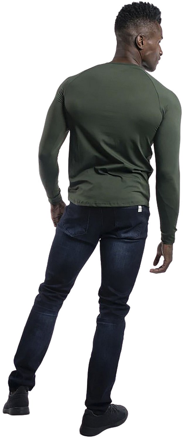 Barbell Apparel Men's Scout Long Sleeve Henley Shirt Academy