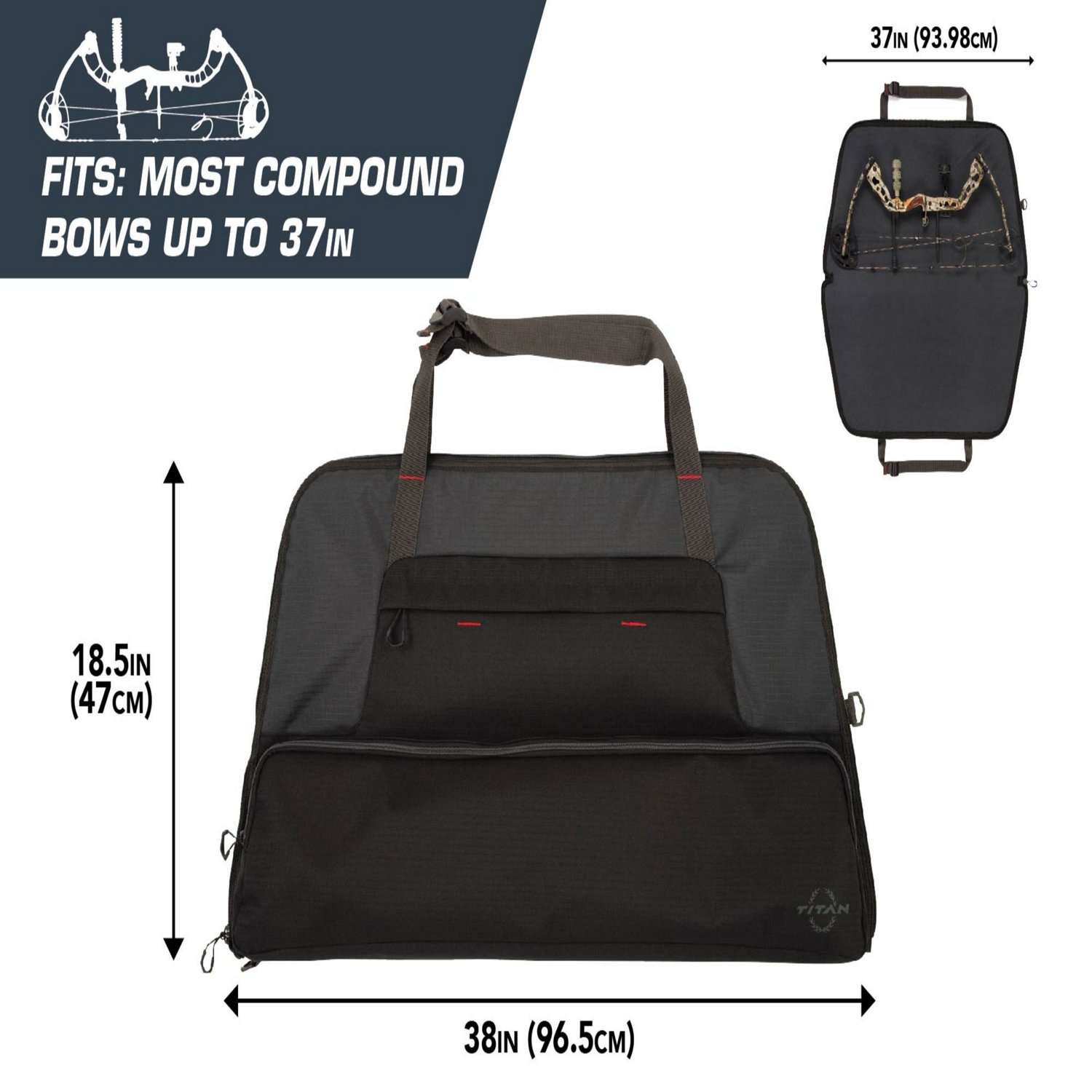 Allen Company Titan Spindle Lockable Single Compound Bow Archery Case - view number 6