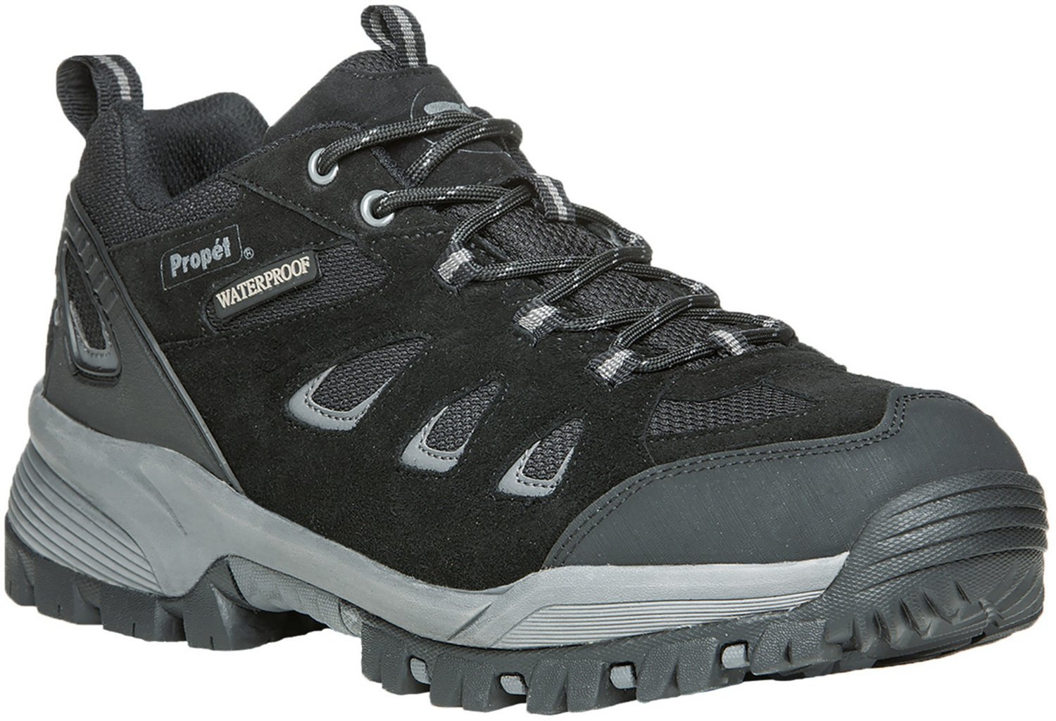 thumbnail image 2 of Propét Men's Ridge Walker Low Hiking Boot – Waterproof Suede & Mesh Ankle Bootie, Wide Widths Available 2 of 9