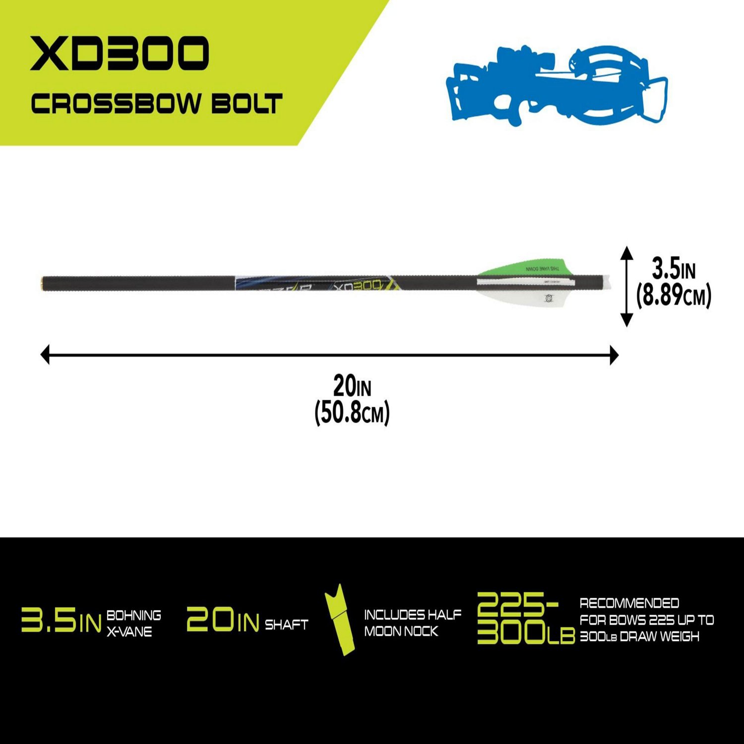 Allen Company Razor XD300 Crossbow Bolt Arrows 3-Pack - view number 3