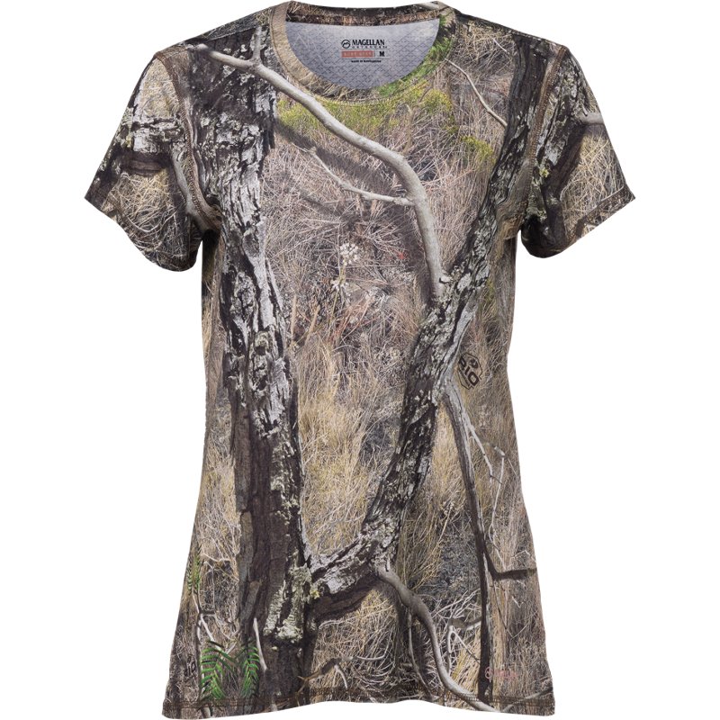 Magellan Outdoors Hunt Gear Women's Eagle Pass Tech Mesh Shirt, Small - Ladies Non-Insulated Camo at Academy Sports