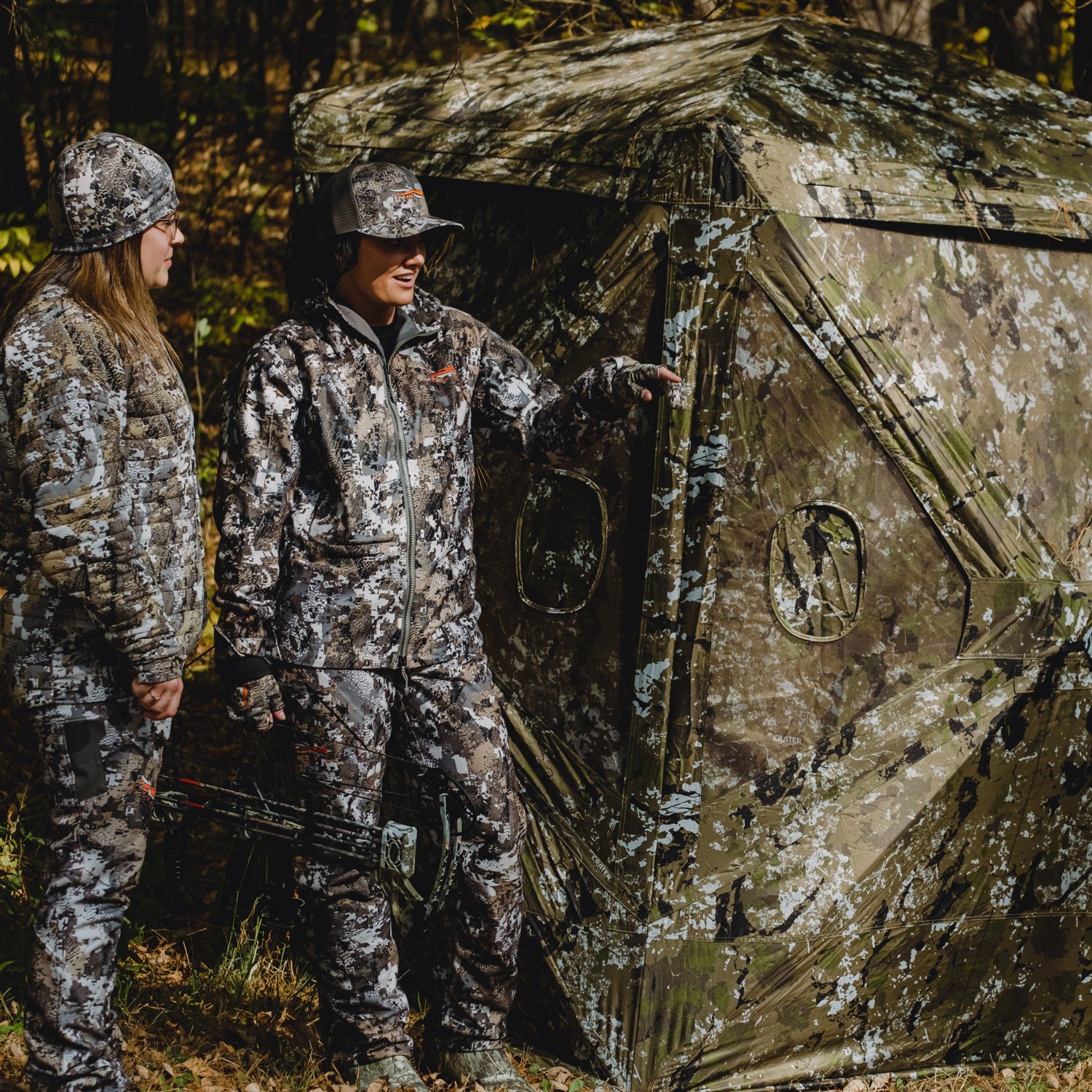 Barronett Big Mike Ground Hunting Pop Up Portable Crater Thrive Blind - view number 3