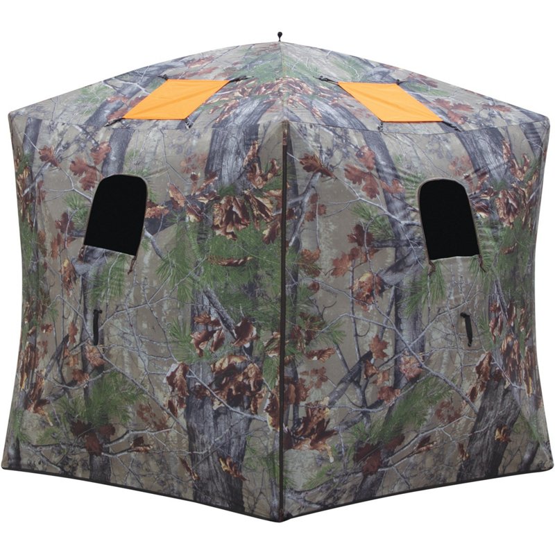 Barronett Feather 5 Hub Pop Up Ground Bloodtrail Backwoods Blind - Huntg Stands/Blnds/Accs at Academy Sports