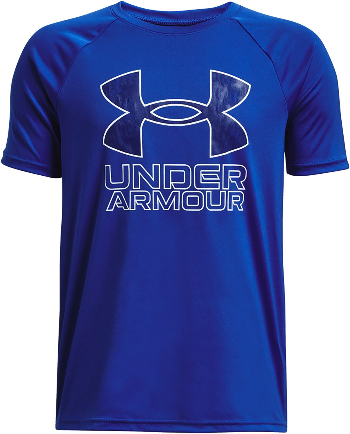 Under Armour Boys' UA Tech Hybrid Printed Tshirt Academy