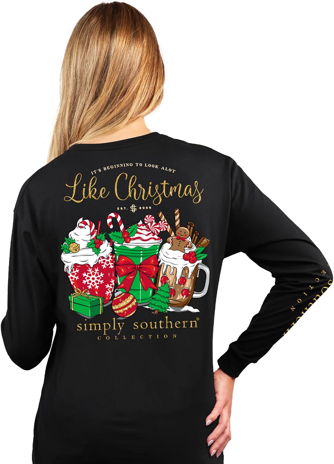 Simply Southern Women’s Beginning to Look Like Christmas Long Sleeve T-shirt