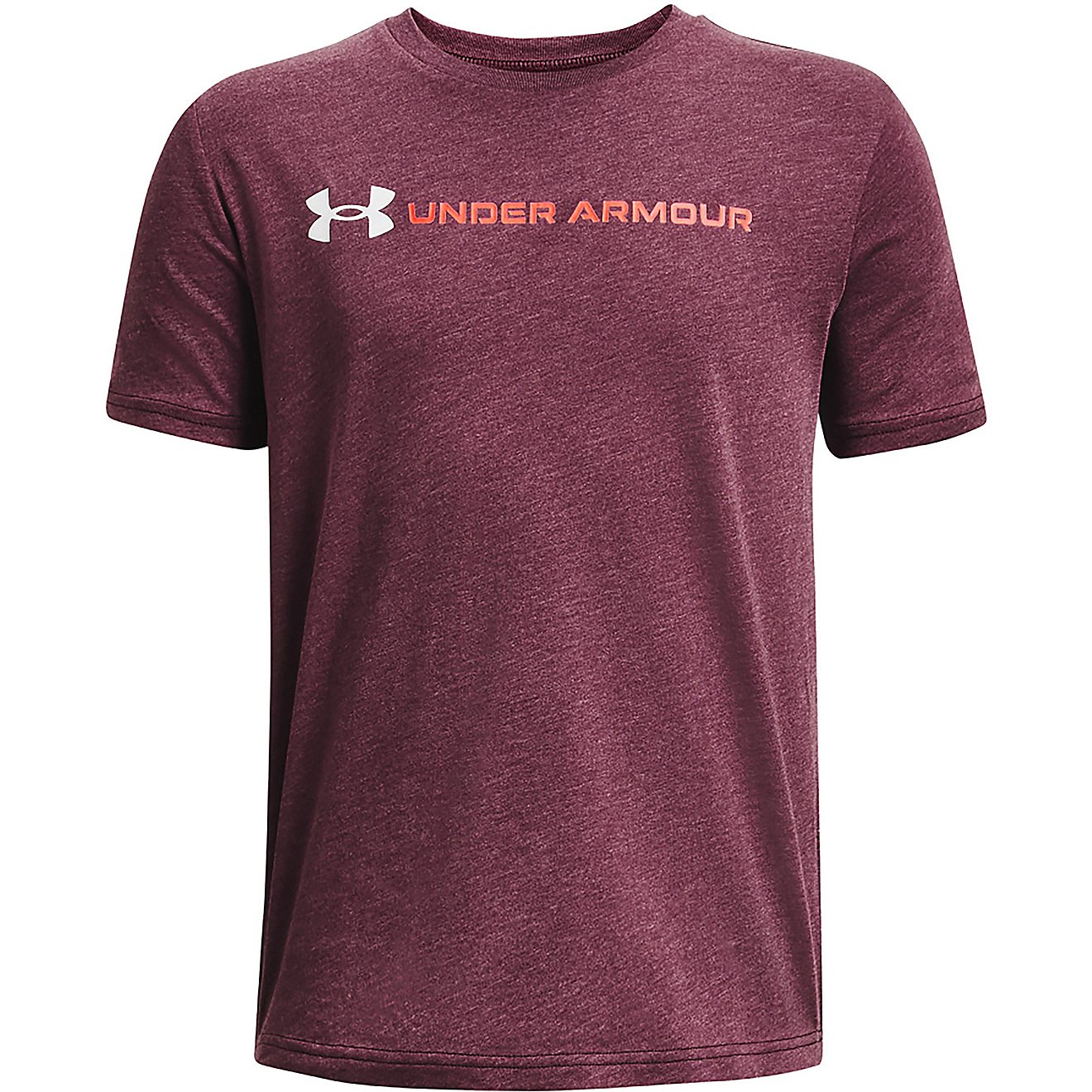 Under Armour Boys' Logo Wordmark T-shirt                                                                                         - view number 1