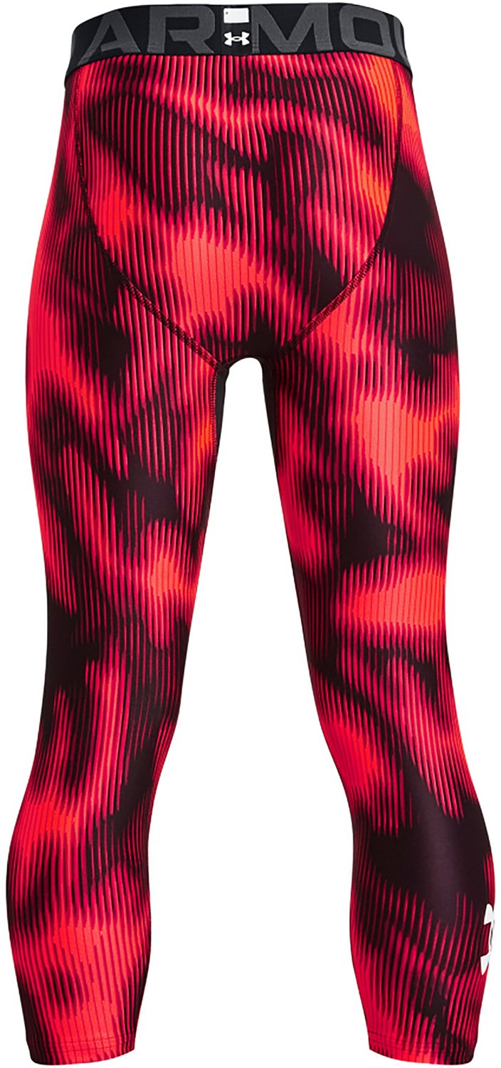 Under Armour Boys' HeatGear Armour Printed 3/4 Leggings - view number 2