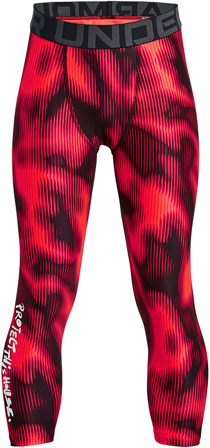 Under Armour Boys' HeatGear© Armour 3/4 Leggings