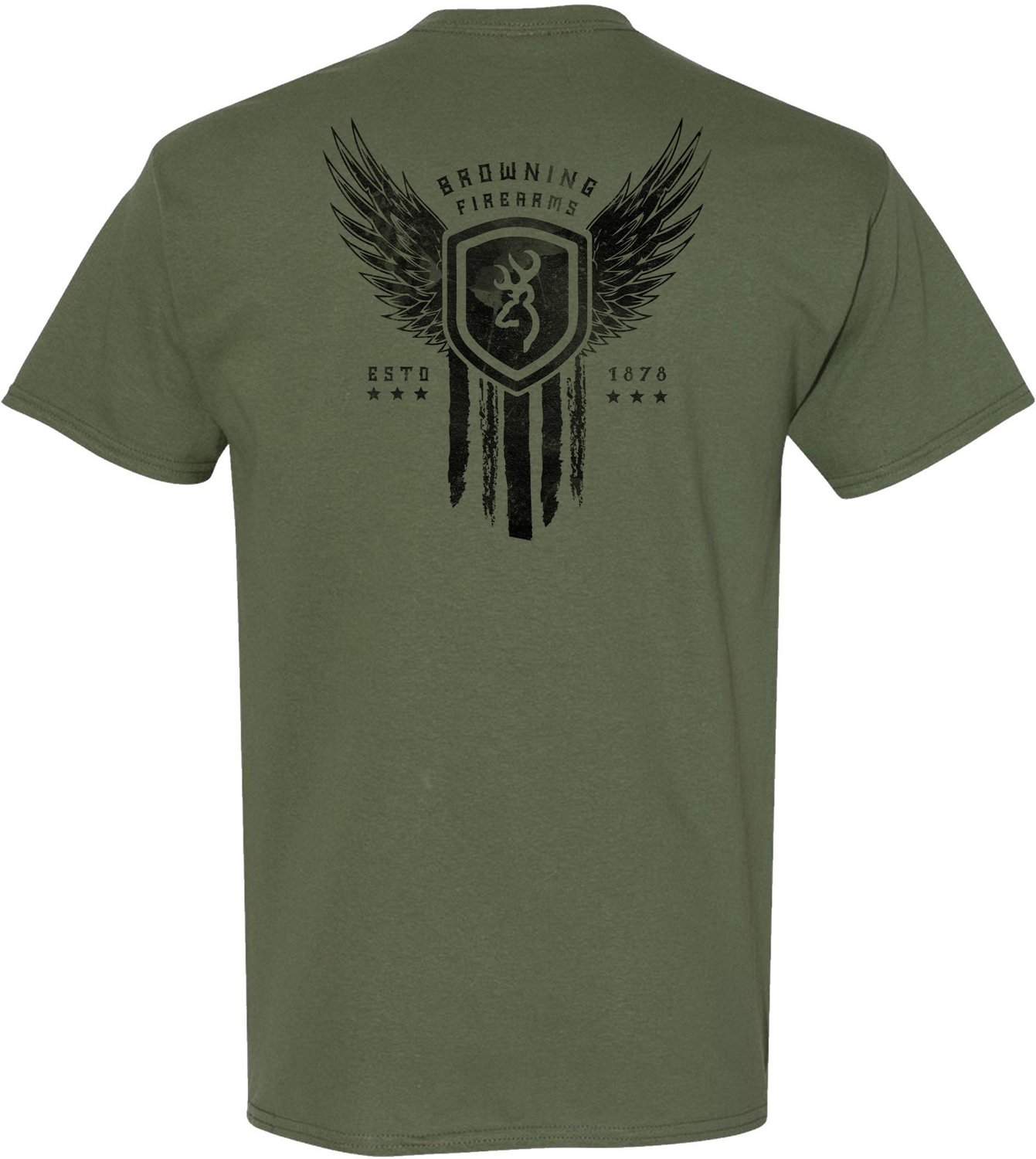 Browning  Men's American Wings Short Sleeve T-shirt                                                                              - view number 2