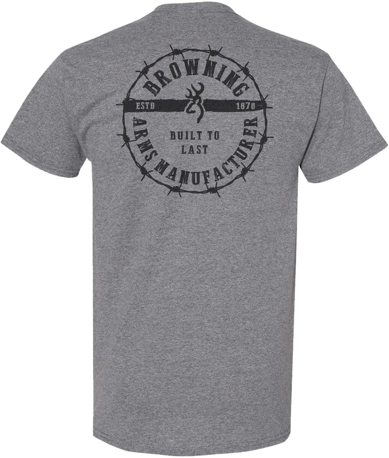 Browning Men's Barbed Wire Browning Short Sleeve T-shirt
