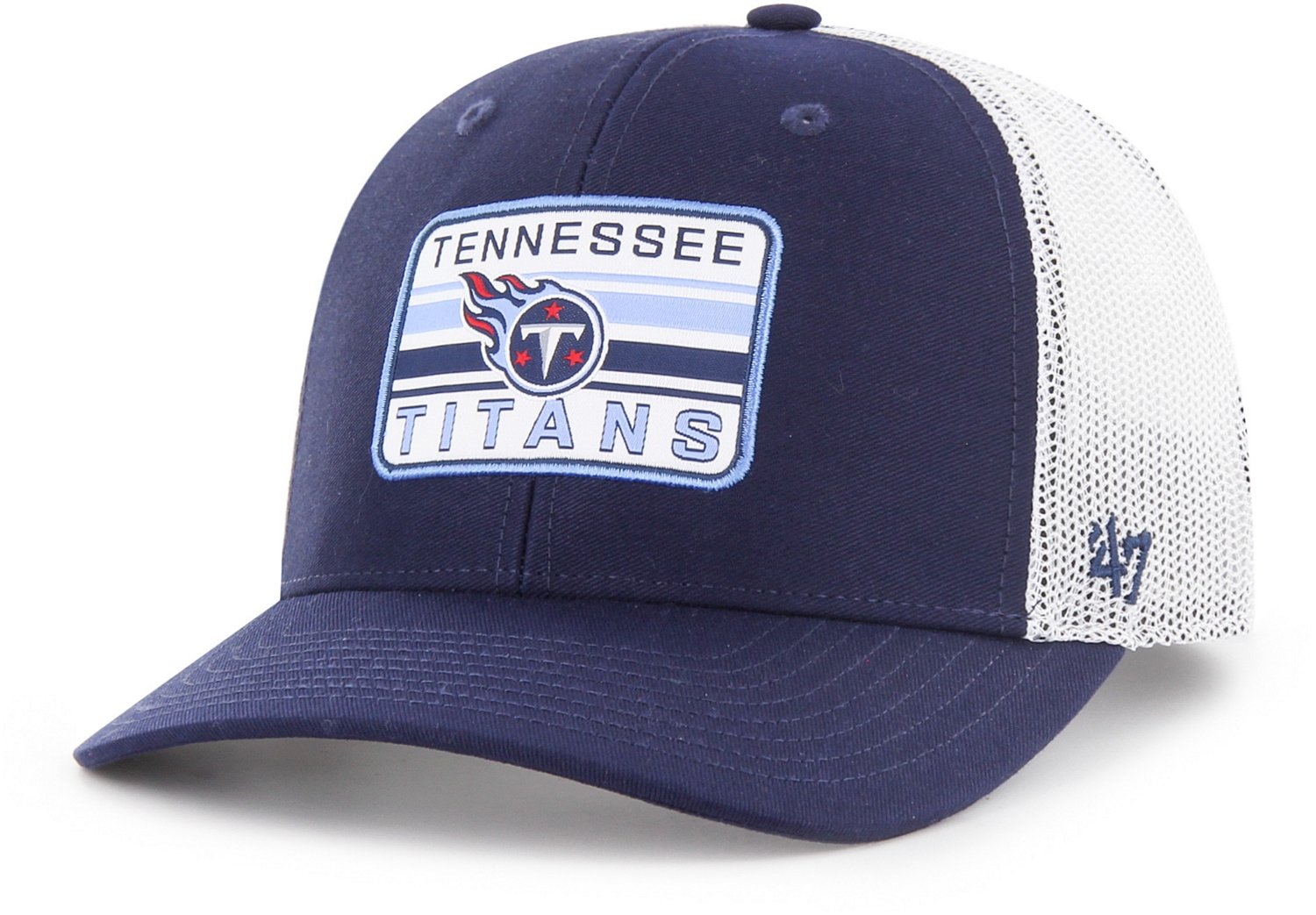 '47 Tennessee Titans Primary Logo Drifter Trucker Cap - view number 1