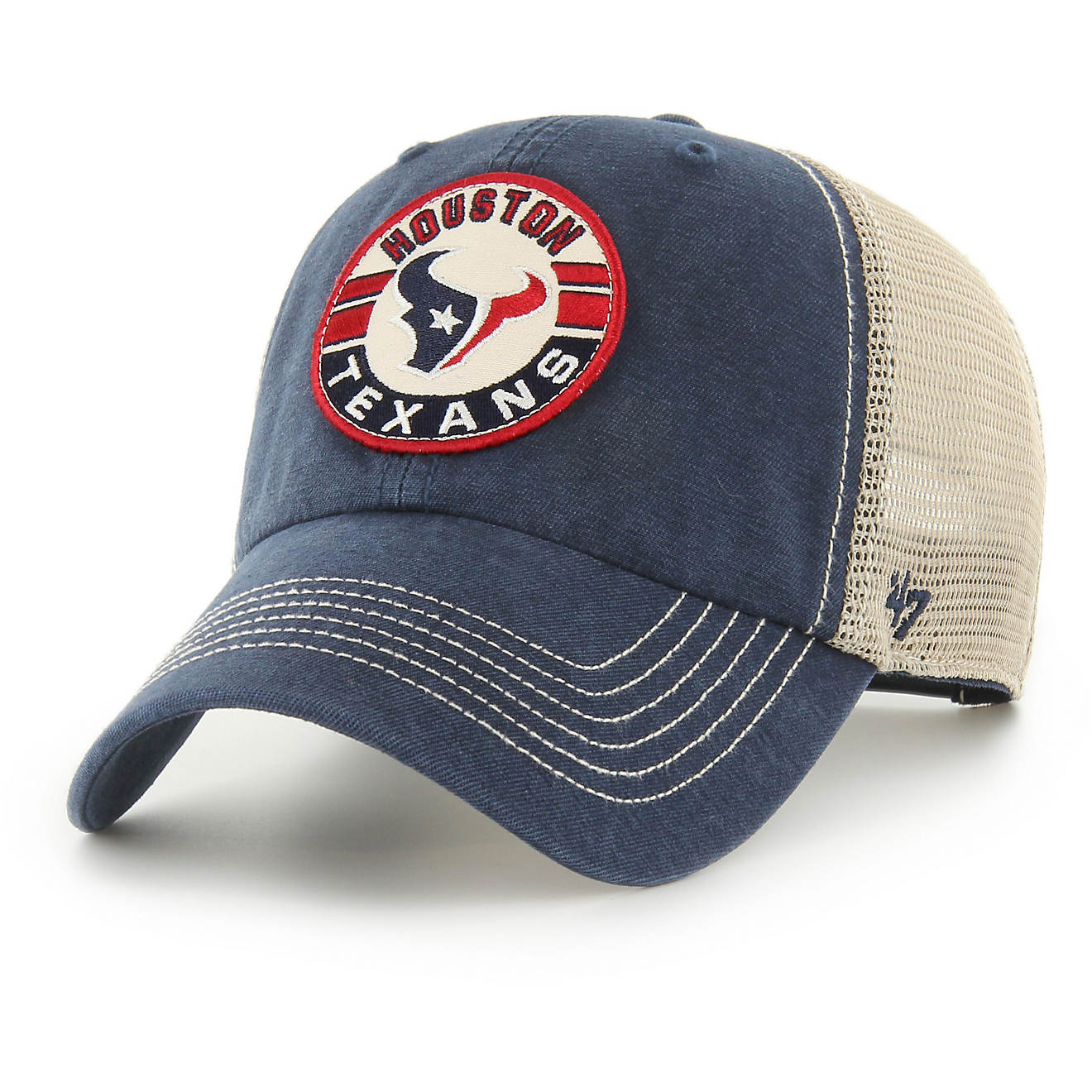 '47 Houston Texans Primary Logo Notch Clean-Up Cap                                                                               - view number 1