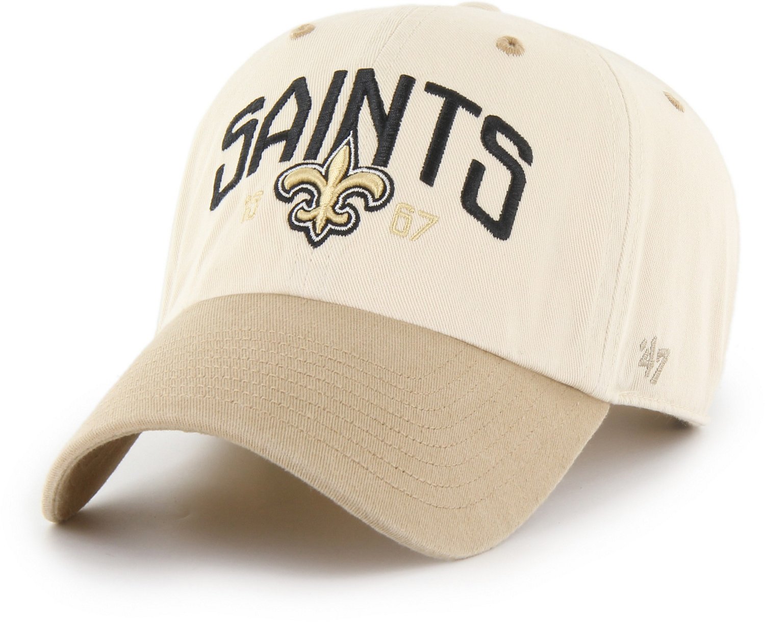 '47 New Orleans Saints Primary Logo Sierra Clean-Up Cap