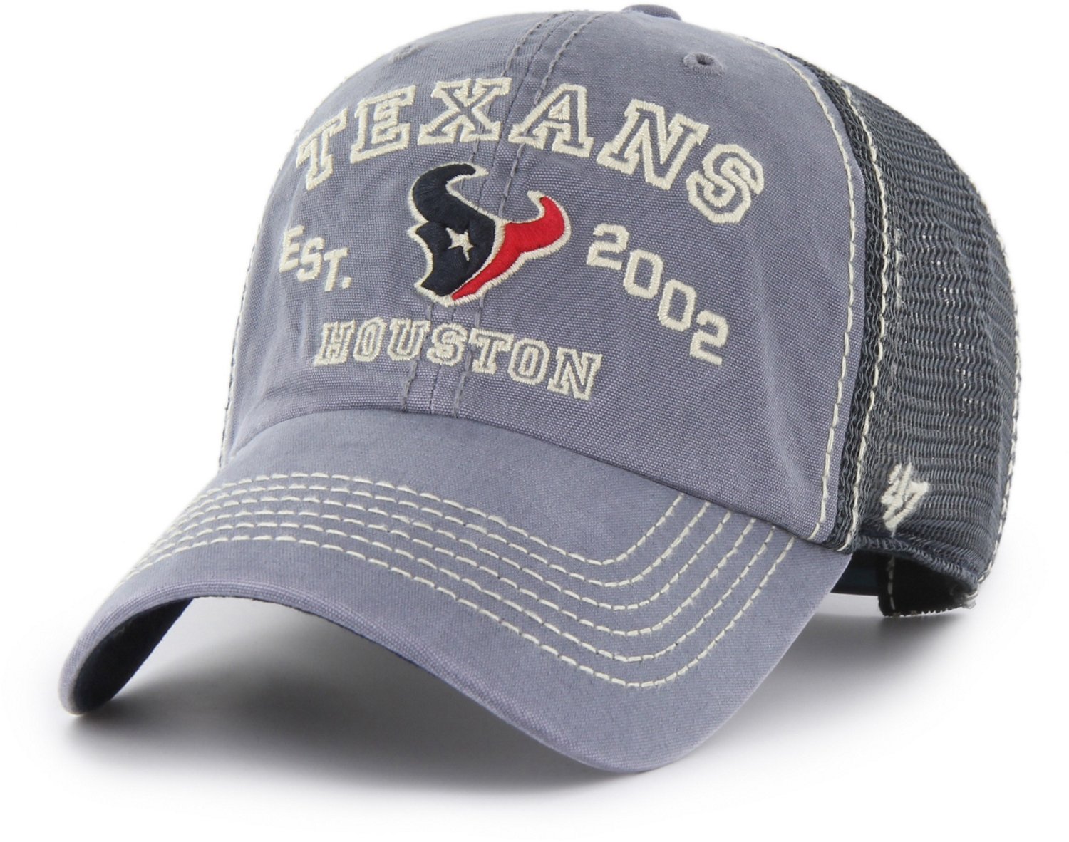 47 Houston Texans Primary Logo Decatur Clean-Up Cap