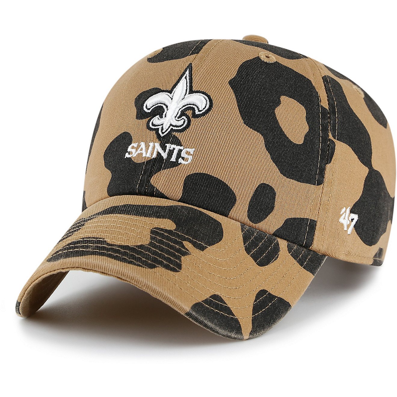 '47 Women's New Orleans Saints Primary Logo Rosette Clean Up Cap                                                                 - view number 1
