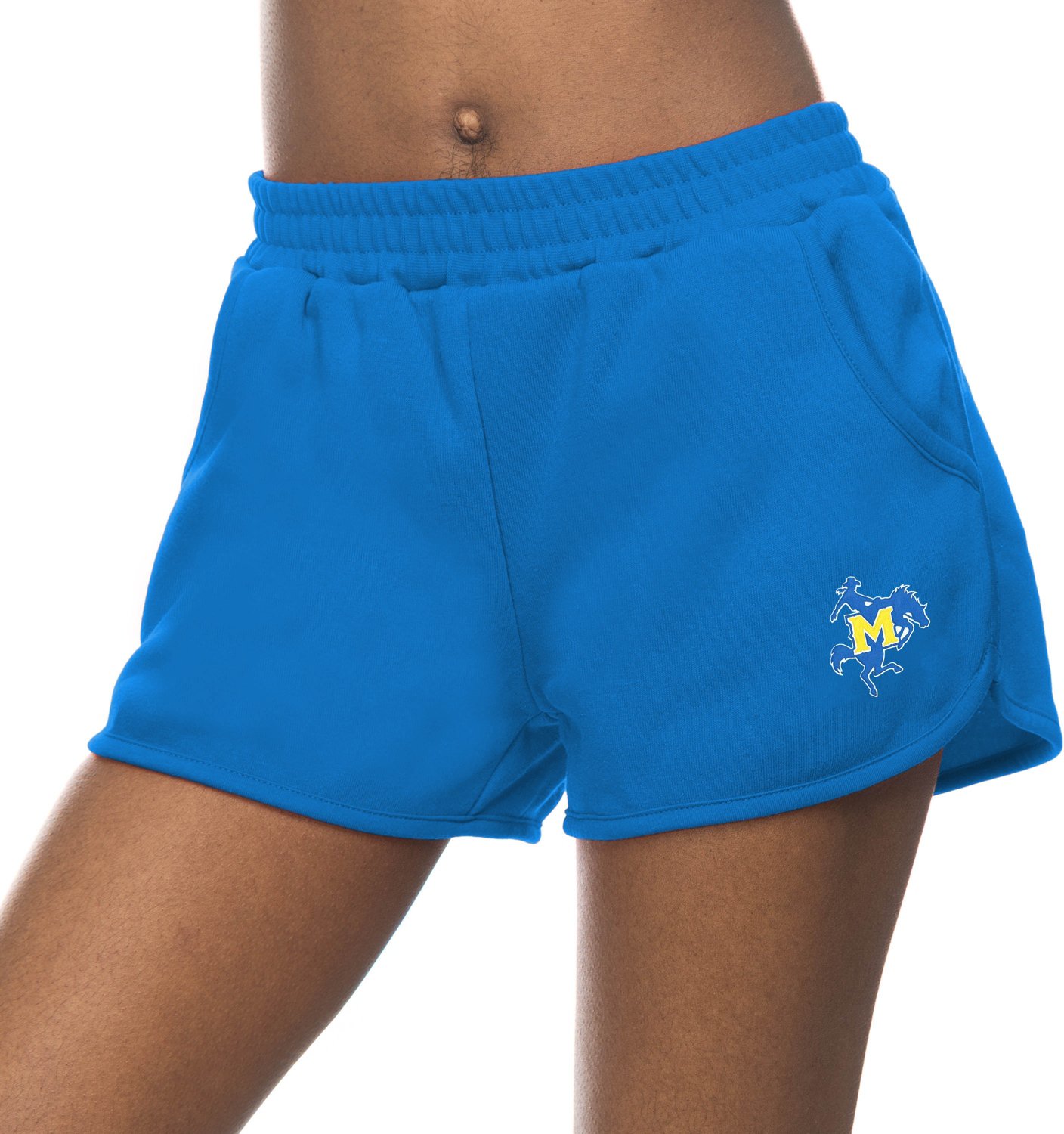 ZooZatz Women's McNeese State University Fleece Shorts                                                                           - view number 2