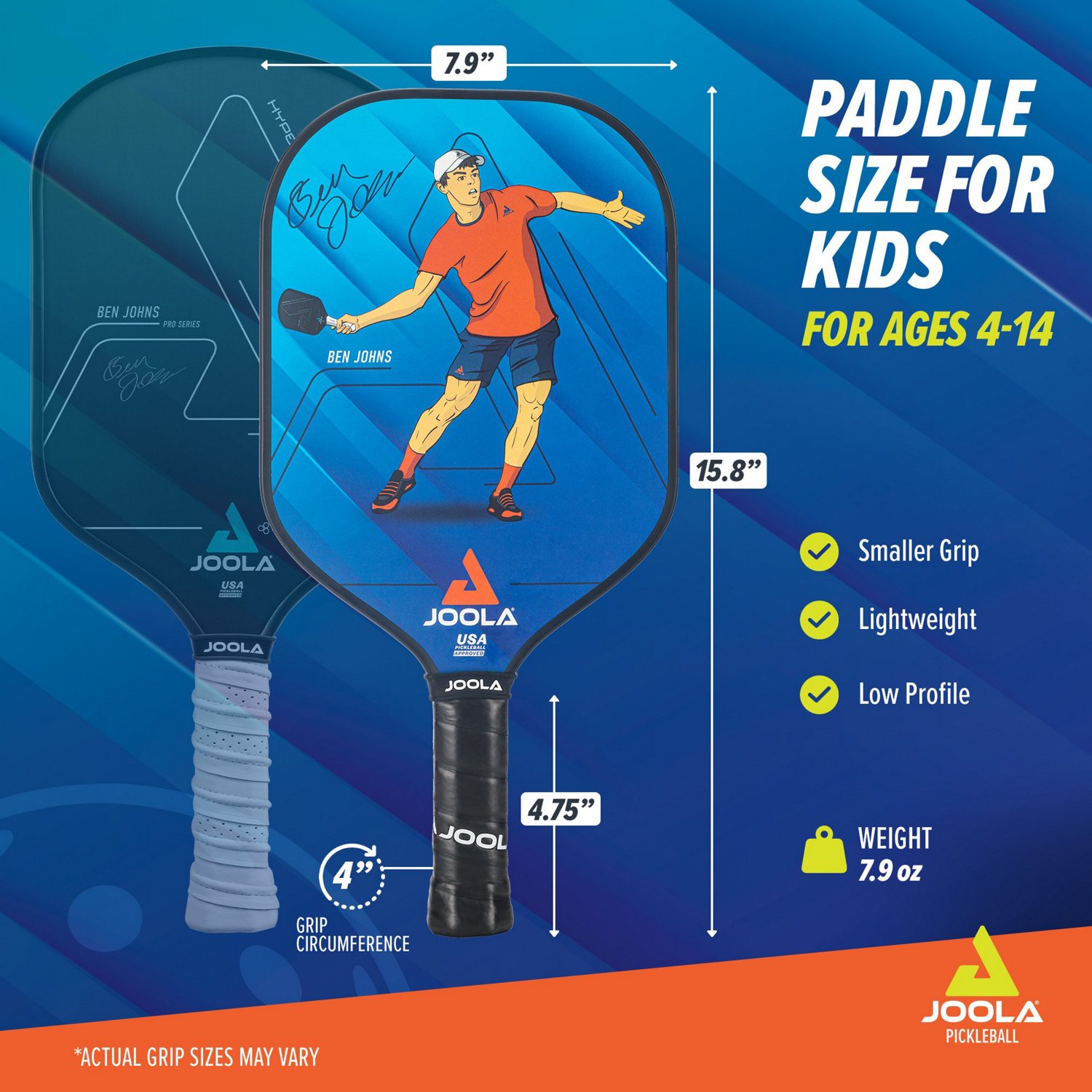 JOOLA Ben Johns Junior Pickleball Paddle                                                                                         - view number 4