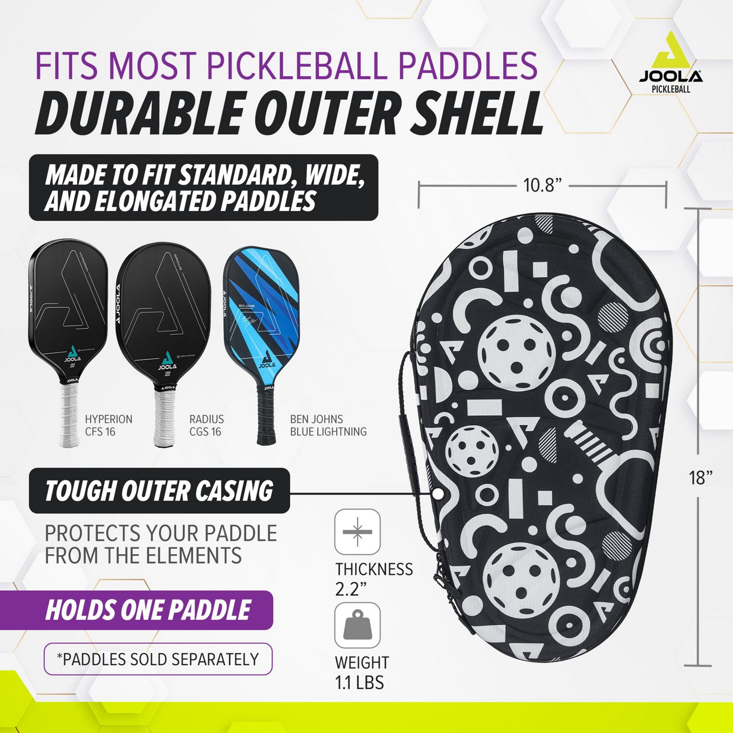 JOOLA Pro Pickleball Paddle Case                                                                                                 - view number 6
